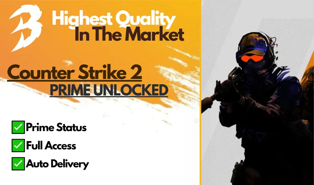 ⚡【 Steam 】 ∙ CS2 PRIME UNLOCKED ✅ Fresh Account | Changeable Details | 🚚 Instant Delivery